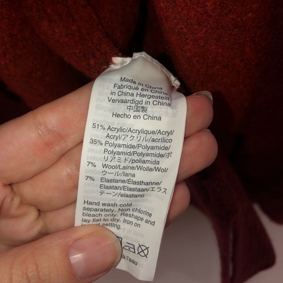 J Crew Factory Color Block Sweater Cardigan - Picture 4 of 4